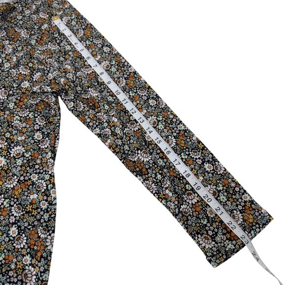 Croft & Barrow Women Floral Long Sleeve Cotton The Classic Tee Top Blouse SZ XXL - Picture 6 of 10